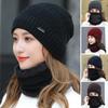 Warm Thermal Soft Balaclava Beanie Hat Scarf Neck Scarf Cap Knitted Hat
