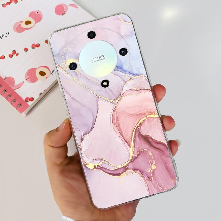 Чехол для Honor Magic5 Lite Чехол для Honor X9a RMO-NX1 Стильный Расписной Чехол Мягкий Силиконовый Чехол для Телефона Для Honor Magic 5 Lite HonorX9a Сумки