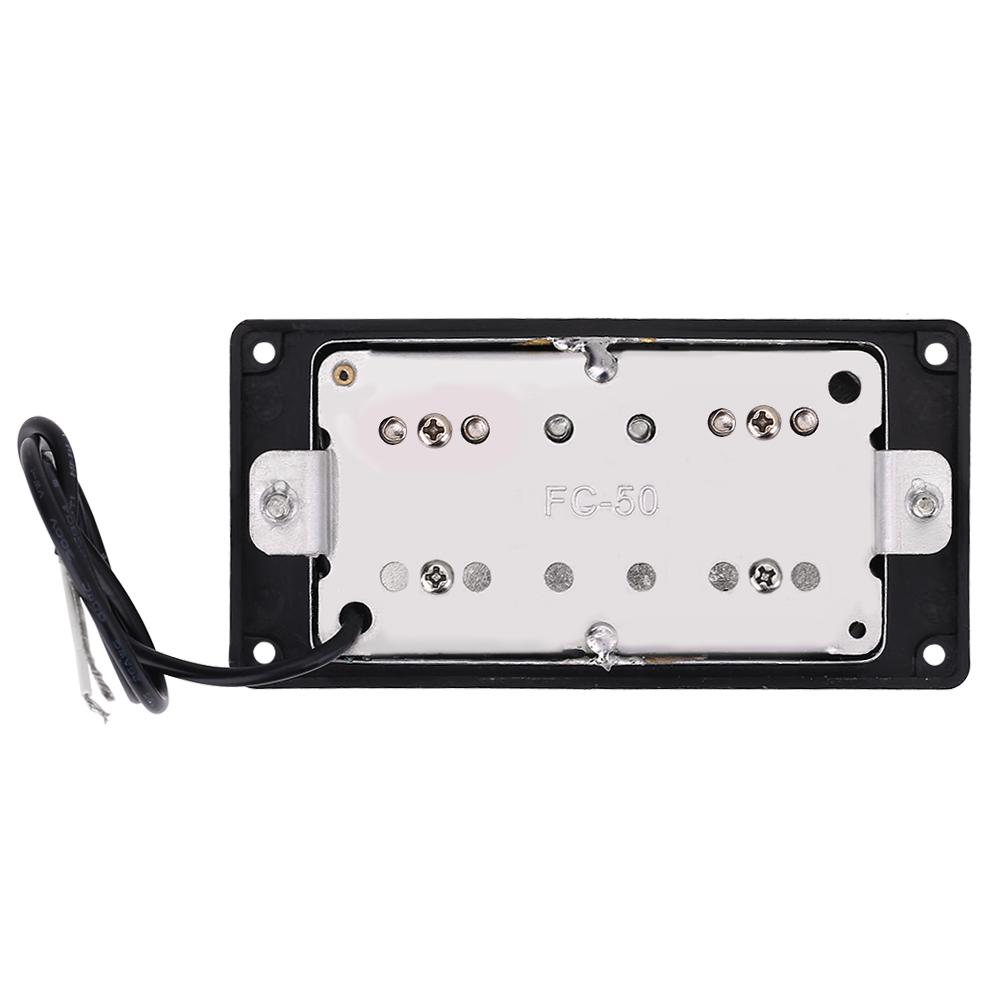 Комплект хромированных звукоснимателей Humbucker для бриджа и грифа с крепежными винтами для гитар LP