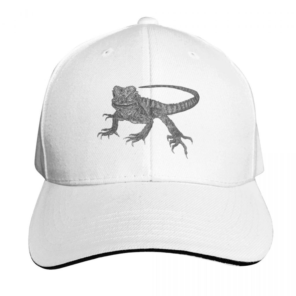 Kenneth The Water Dragon Baseball Cap Contrast Two Tone Brim Snapback Flat Bill Strapback Dad Hat