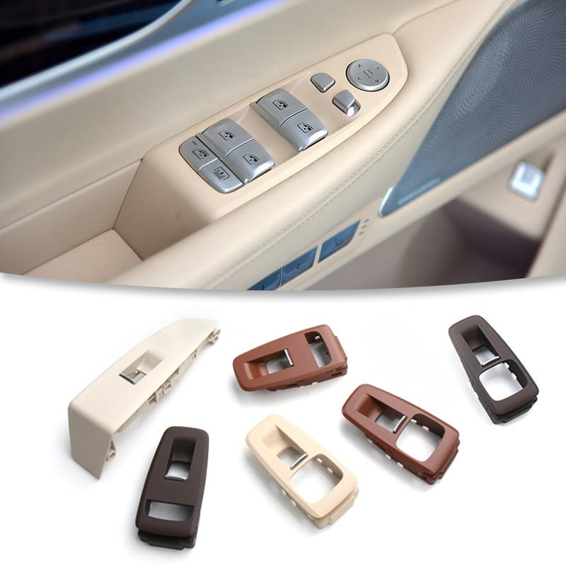 LHD Rear Window Lifter Switch Outer Frame Cover For BMW G12 2015- 740i xDrive 750i xDrive Door Window Switch Surround Frame