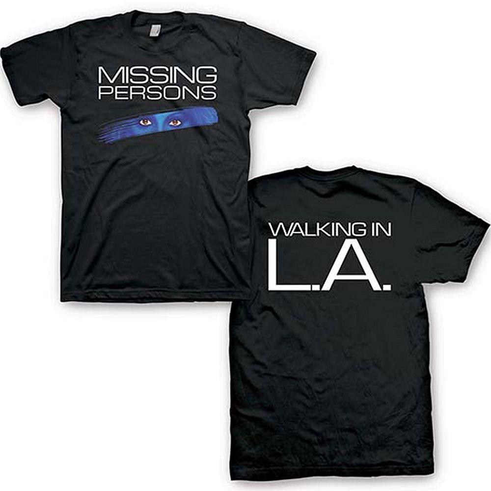 Missing Persons "Walking In LA" Double Sided T-Shirt S 3X