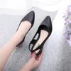 Korean Style Women's Jelly Sandals: Fashionable, Non-Slip, Breathable, Low Mid Heel Casual Shoes