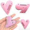 Heart Shape Hair Cutting Trimmer Barber Comb Bangs Hair Remover Home Mini Makeup Tools For Thinning Beauty Hair Cut Accessories