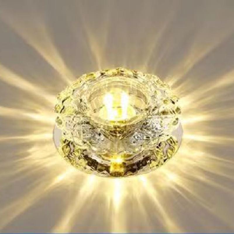 Spotlight Led Crystal Downlight For Aisle Entrance Hall Ceiling Light Fixture