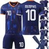2425Netherlands Away Football Jerseys Shorts And Socks Set New Season Shorts And Socks Adult And Children Size Set