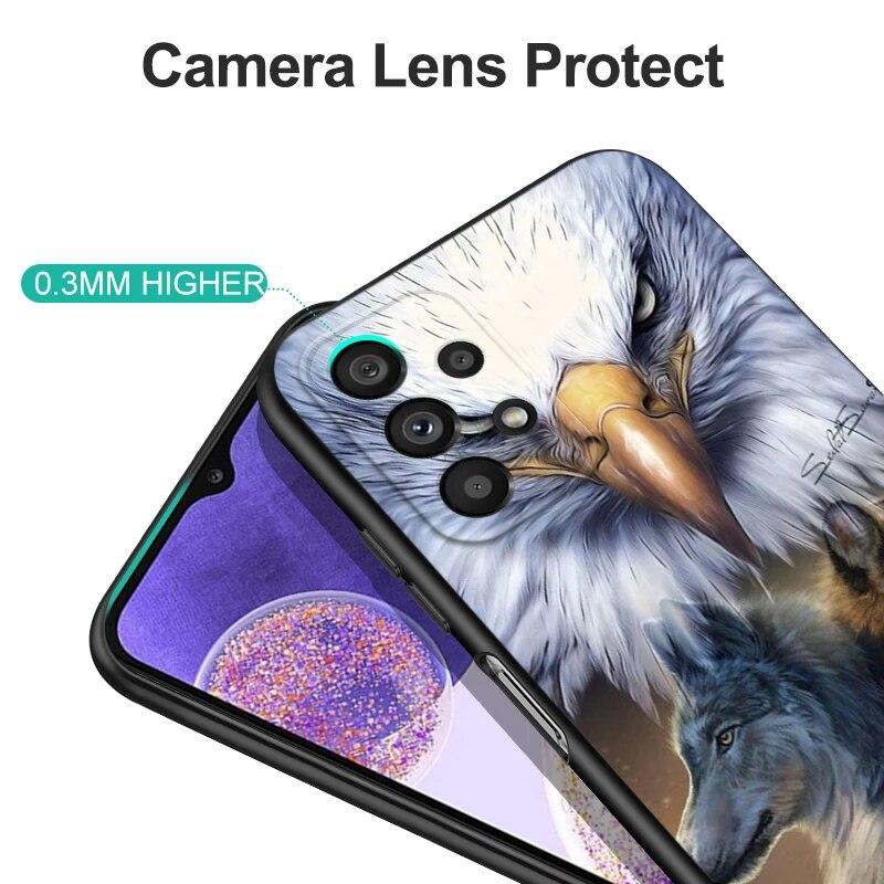 Чехол для телефона Eagle для iPhone Samsung Galaxy Redmi Xiaomi Oppo OnePlus Note SA 7 8 9 10 11 12 13 14 20 21 22 23 53 54 Pro Max Plus Ultra TPU Soft