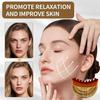 Lymphatic contour face brush, dry lymphatic contour face brush, soft bristle brush set, face, chin and neck lymphatic drainage massager, relaxing mass