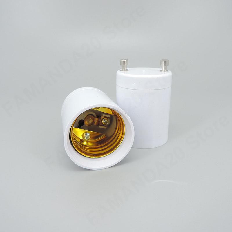 GU24 to E27 screw E26 to GU24 Converter Lamp Bulb base Head Led Light White Holder Socket Adapter Saving lighting Halogen M20