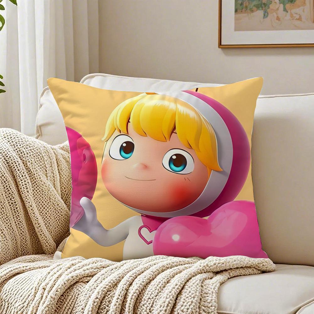 Cute Korean Movie YYumis Cells Cushion Cover Pillowcase Antidustmite living Room Sofa Decor Cushion Room