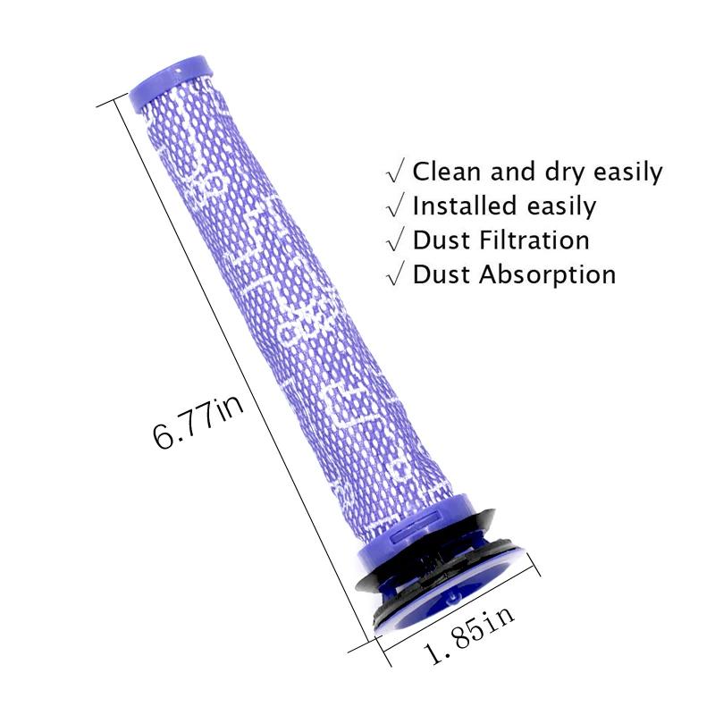 Pre Post Filter Compatible For Dyson V7 V8 Cordless Vacuum Cleaner Parts Replacement Accessories