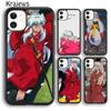 Чехол для телефона Krajews Inuyasha с японским аниме-мангой для iPhone 14 5S SE 6s 7 8 plus X XR XS 11 12 13 pro max Samsung S21 S22