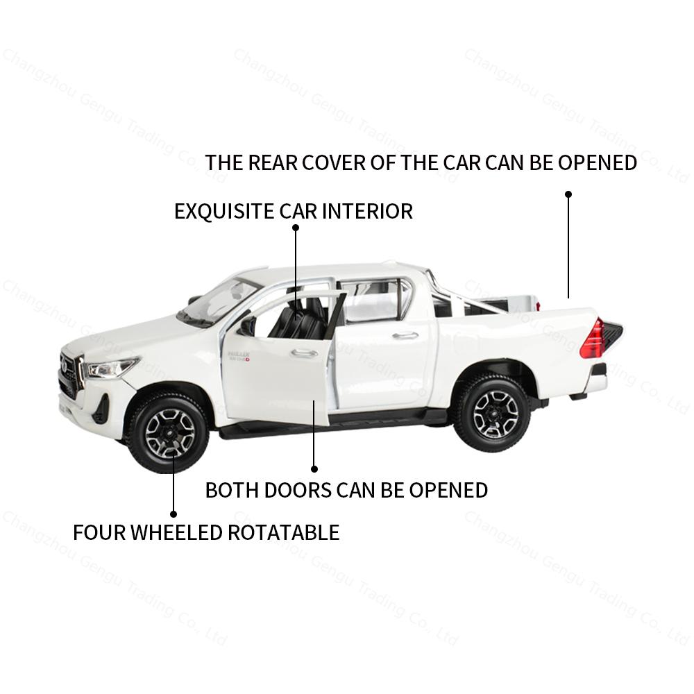 Майсто 1:27 Toyota Hilux Статические литые модели автомобилей Коллекционные игрушечные модели автомобилей
