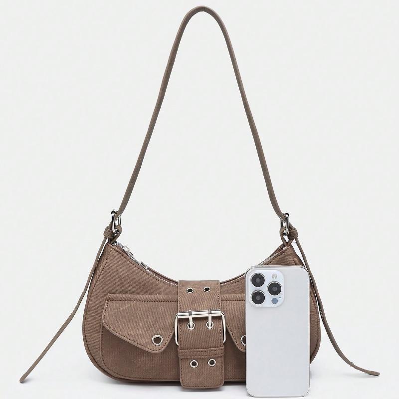 Сумки через плечо из кожи с масляным воском в стиле ретро, женские сумки с несколькими карманами в стиле панк, модные женские сумки для мотоциклистов