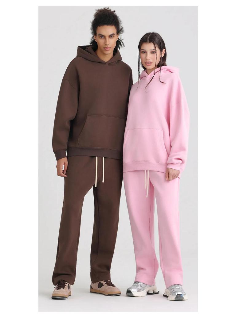 LVLV Custom | Американская толстовка на молнии из флиса 350 г, с начесом, широкого кроя, с вышитым логотипом и принтом