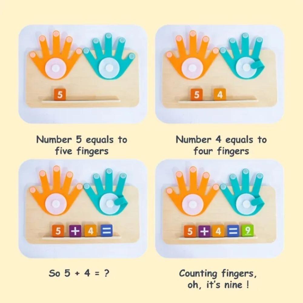 Educational Learning Number Toy for Toddler Finger Counting Math Toys Homeschool Supplies for Math Manipulates Montessori Toy