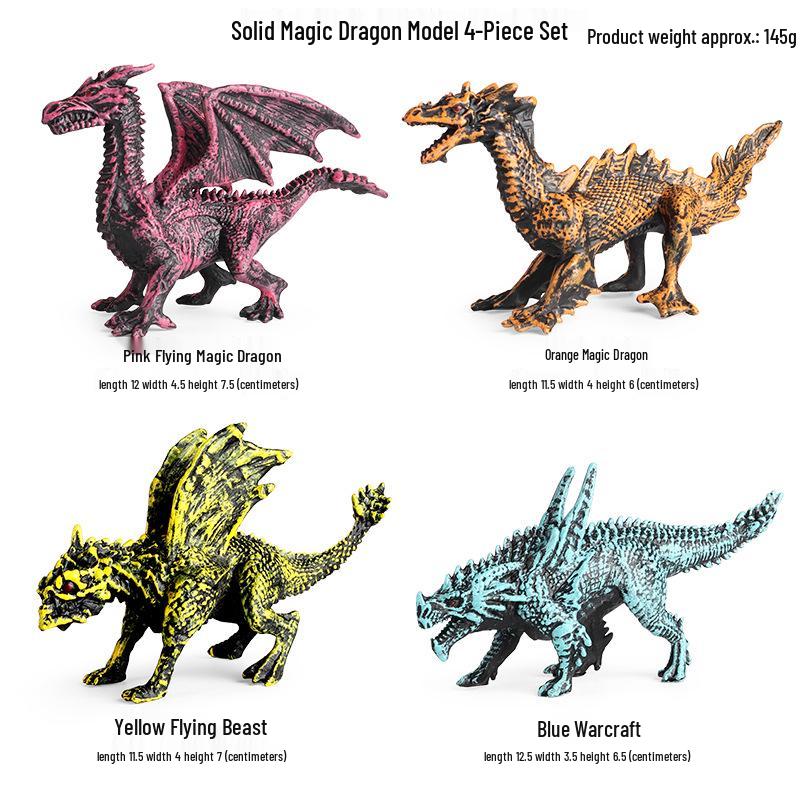 Dinosaur Model Set: T. Rex, Spinosaurus, Mosasaurus, Stegosaurus, Triceratops Cognitive Toys