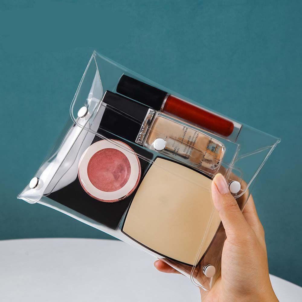 Case PVC Large Capacity Transparent Cosmetic Bag Storage Toiletry Bag Makeup Bags Cosmetic Cases