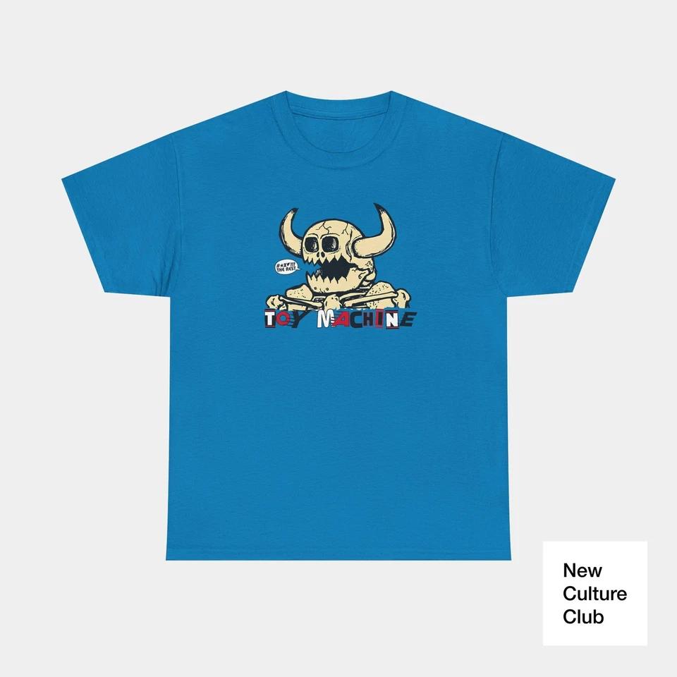 Toy Machine the Rest! Skull Classic Skateboarding T Shirt Print 6