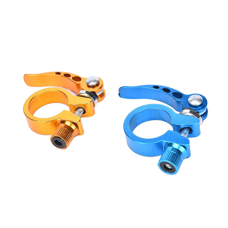 Alloy Cycling Bike Quick Release Seat Post Bolt Binder Clamp 28.6/31.8Mm