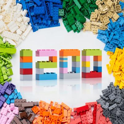 WYSWYG 1200 деталей LEGO Classic Series Базовый набор для расширения - Совместимость с LEGO, 12 цветов, 14 форм, для 6 и более детей