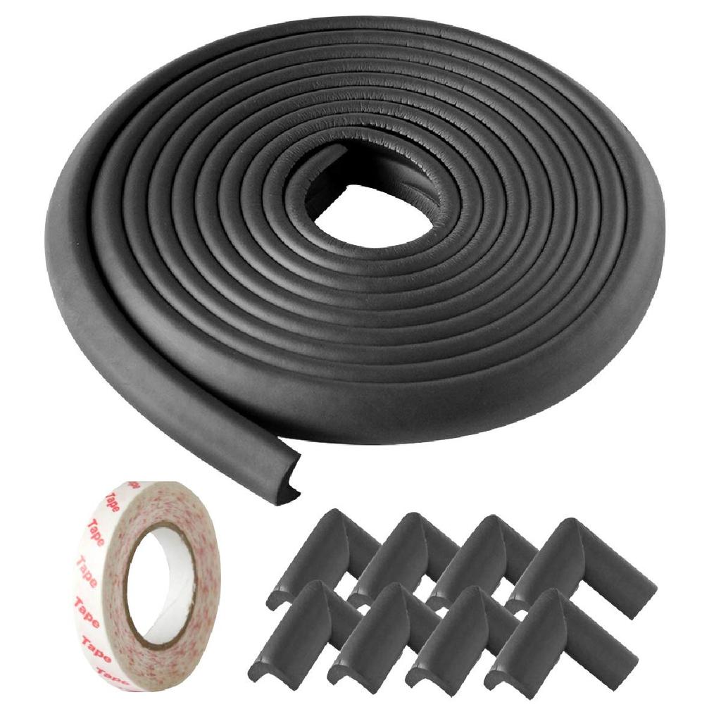 Shiawase Warehouse Corner Guard 8 Corner Tape Baby Head Injury Prevents Baby Safety Goods Cushion, 5m, Guards, Double-Sided Set, Guard, Prevention,