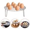 New 7 Hole Stainless Steel Egg Cooker High Temperature Resistant Steamed Egg Tray Food Grade Complementary Food Tools