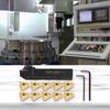 Набор для токарной обработки с ЧПУ MTJNR1616H16 Держатель инструмента и 10 пластин TNMG160408 для повышенной производительности в сложных условиях