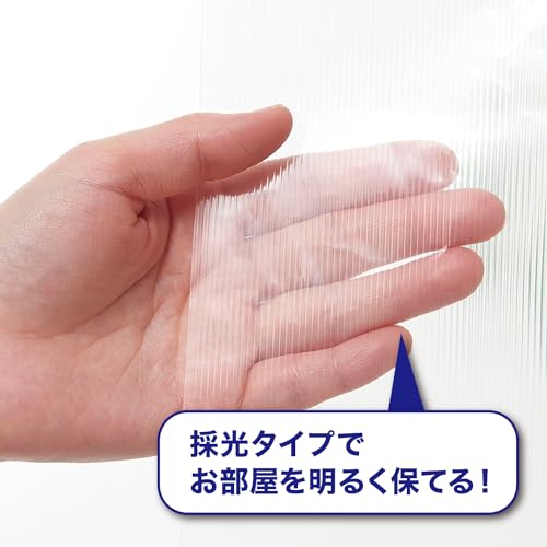 R(R) Window Insulation Screen, Transparent, UV Protection, 145cm, 100 X 145cm, Light Transmission, UV Protection, Hook Mount, 2 Panels, HN-511