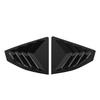 1 Pair Rear Side Window Louver Shutter Trim Cover Decor Glossy Black Scratch Proof for WRX STI VB