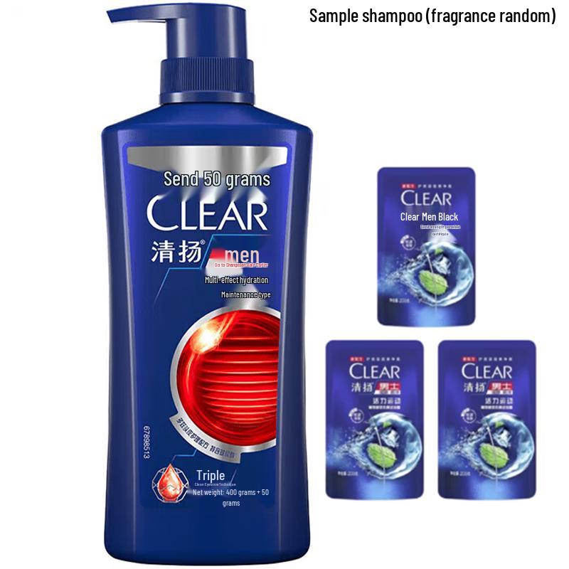 Набор мужского шампуня Clear против перхоти, увлажняющего и придающего объем