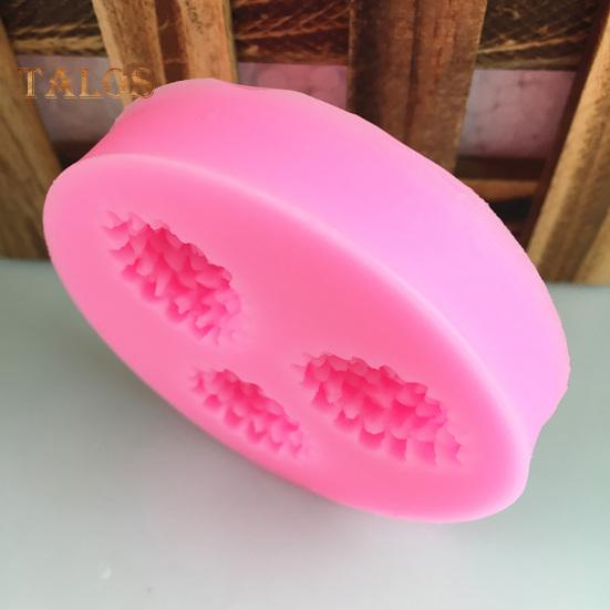 Форма для выпечки с антипригарным покрытием, сделай сам, удобная форма для печенья, конфет, силиконовая шишка, цветок, форма для выпечки