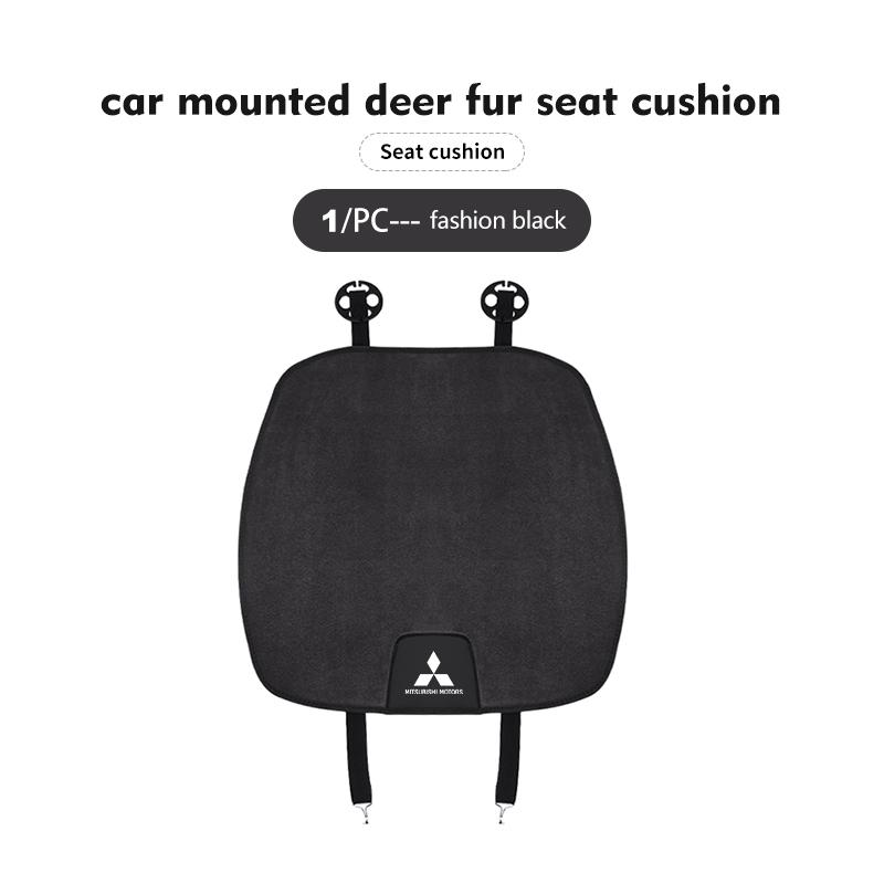 dnsh2 Car Logo Seat Cover Anti Scratch Seat Protector Cushion Auto Accessories For Mitsubishi Outlander Pajero Sport Lancer EX ASX