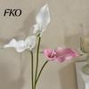 Natural Looking Artificial Flowers Calla Lily Flowers, Flexible Branches Realistic EVA Faux Flower, Replica Soft Touch Fake Lilies for Home