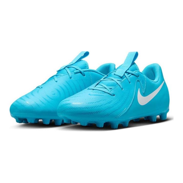 Nike Jr Phantom GX II Academy Comfortable Lightweight Durable Low-Top Kids Soccer Shoes Kids Soccer Shoes Blue FJ2602-400