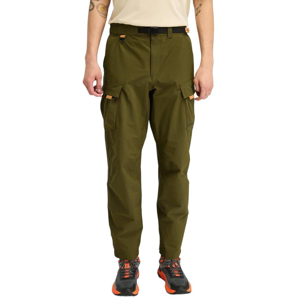 Timberland Однотонные спортивные быстросохнущие брюки-карго для мужчин, оливково-зеленые A6VBT-302