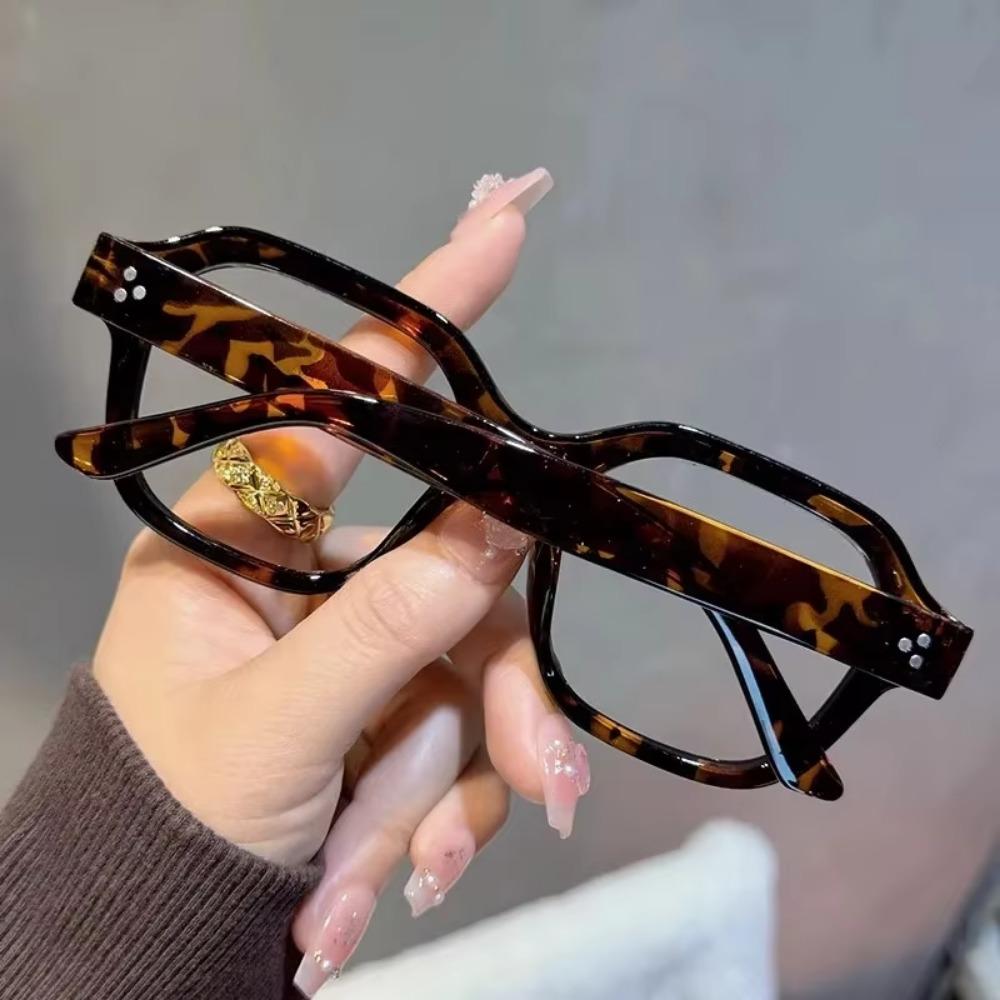 Оправа для очков в стиле ретро в Корее для студентов, прозрачные большие компьютерные очки для женщин и мужчин, блокирующие синий свет, оправа для очков