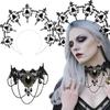 1 Set Vintage Saint Halo Crown and Neck Strap For Cosplay Party Decoration