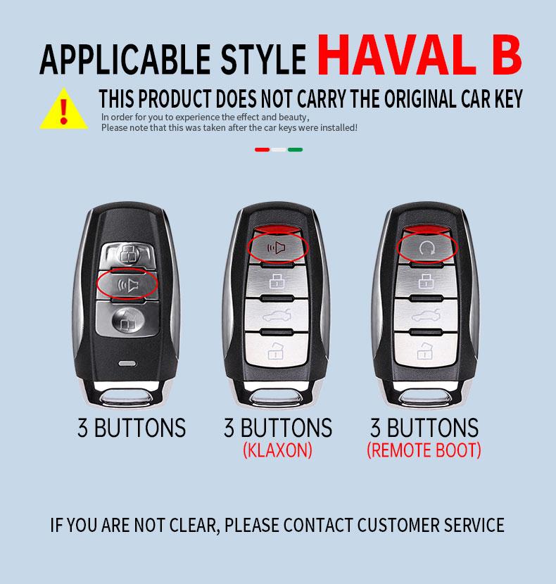 Car key case cover shell For Haval F7x H6 Jolion Joico Jollein F7 H1 F5 H7 Jolyon F7H Dargo H2S GMW Coupe 2023 Accessories G10