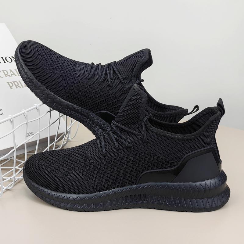 Спортивная обувь 39-46, мужская дышащая спортивная повседневная обувь с сеткой, мужские спортивные туфли для бега большого размера для фитнеса