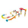 Hape Переконфигурируемый катящийся слайдер, стартовый набор, от 3 лет, деревянная игрушка-горка, E8814