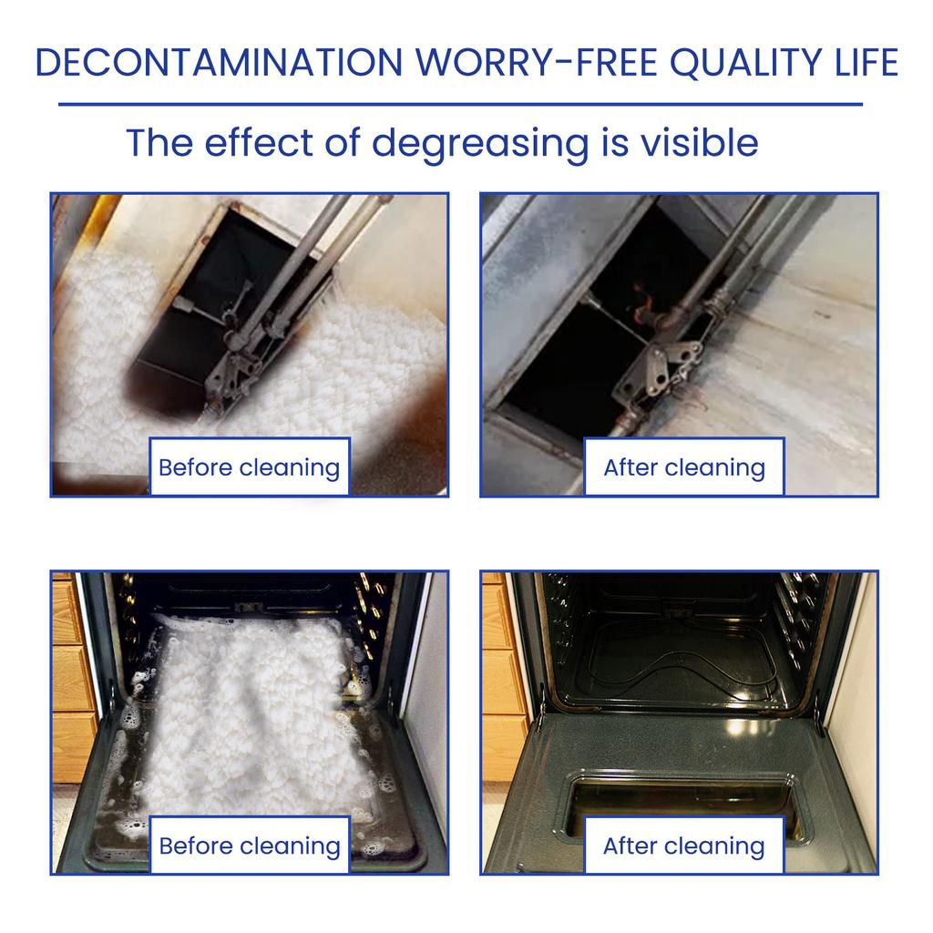 Концентрированный очиститель от загрязнений тяжелым маслом, бытовой сильный обезжиривающий чистящий порошок, очиститель для кухонной машины для курения