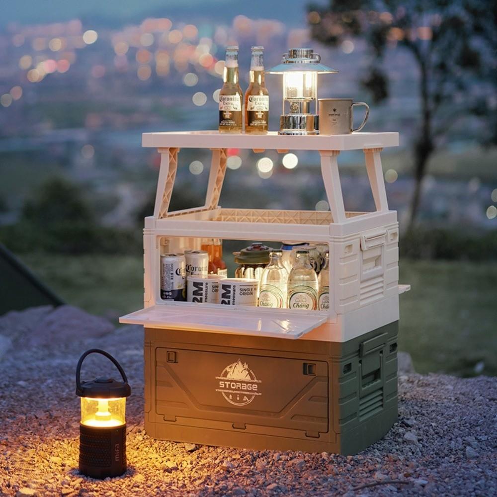 Multi-functional Storage Box with Table Heavy Duty Picnic Table with Storage Car Trunk