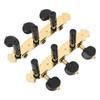Alomejor 3-Pair Classical Guitar Tuning Pegs, Rust-Resistant, Easy To Use, with Fixing Screws, Guitar Machine Head Replacement for Decoration