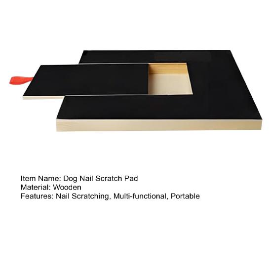 Когтеточка для собачьих когтей с коробкой для лакомств, деревянная доска для собачьих ногтей, коробка для закусок, шлифовальная машина для собачьих лап, самостоятельная доска-когтеточка для маленьких и средних собак