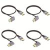 HDMIcompatible Adapter Cable 8K60hz V2.1 90Degree Angle Adapter Cable for Splitter HDTV 90° Elbow Line