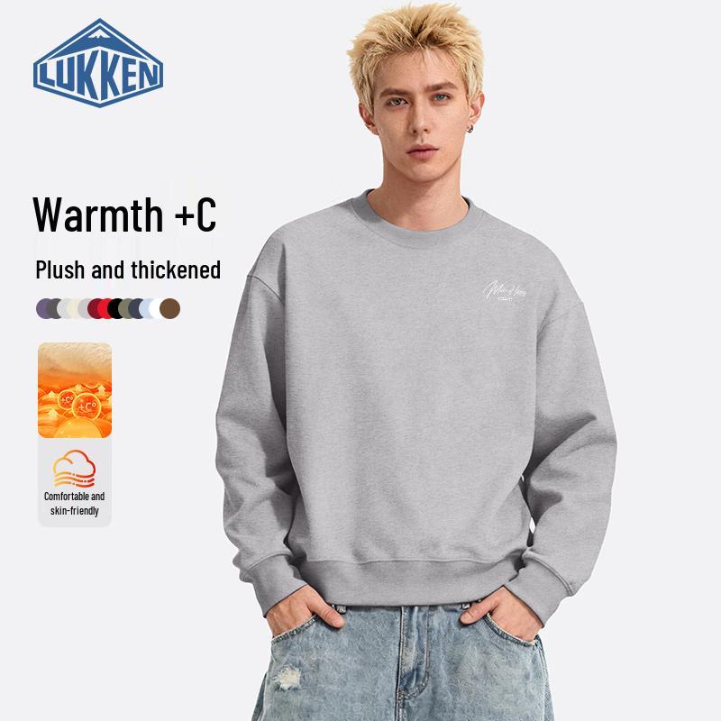 LUKKEN Men's Fleece-Lined Pullover Sweatshirt