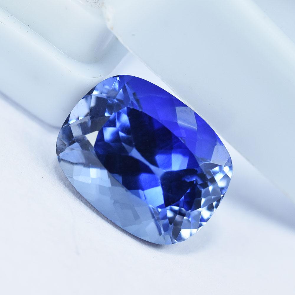 Natural Blue Sapphire 7.7 Ct Perfect Cushion Shape Gemstone