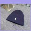 Cotton Knitted Hat With Classic Pony Pattern For Winter Cold Weather Wear