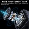 Wireless Bluetooth Induction Speaker, Phone Speaker Amplifier with Colorful Lights & 3500mAh Battery, Portable Phone Stand